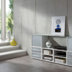 Πάνελ τοίχου σε υφή τσιμέντου – ιδανικό για βιομηχανικό ή minimal εσωτερικό design.