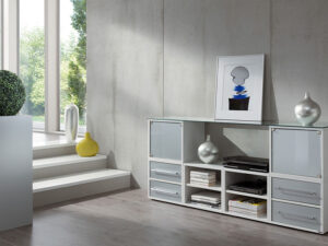 Πάνελ τοίχου σε υφή τσιμέντου – ιδανικό για βιομηχανικό ή minimal εσωτερικό design.